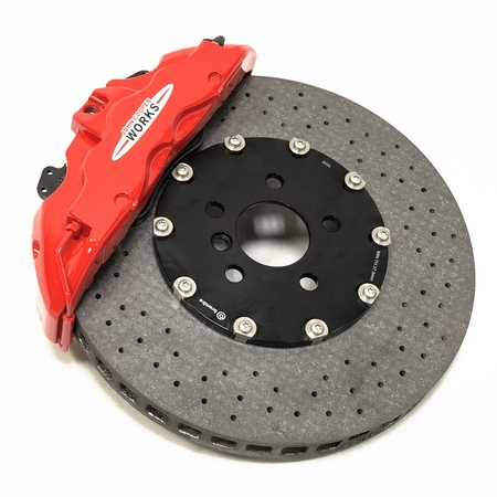 寶馬Mini-JCW改裝Brembo六活塞碳陶瓷380碟剎車(chē)套裝